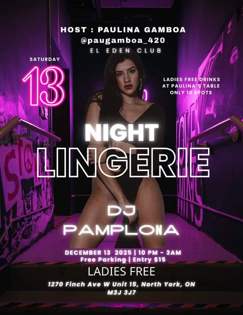 LingerieNight-TorontoLatinRadio